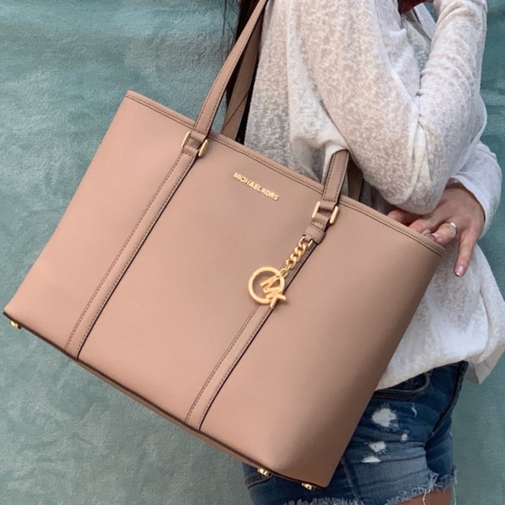 Michael Kors Sady Shoulder Tote Bag Fawn NWT